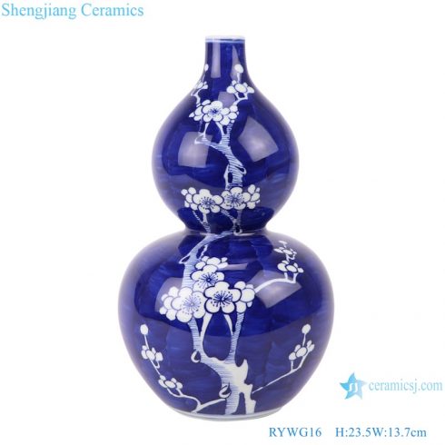 RYWG16 Jingdezhen Blue and white Porcelain Vase for living room wine cabinet decoration 