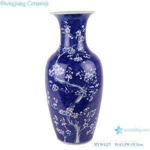 RYWG27 Chinese blue and white porcelain Large vases home furniture floor vases for hotel