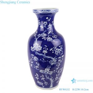 RYWG32_ Chinese blue and white Ceramic pottery home furniture floor vases