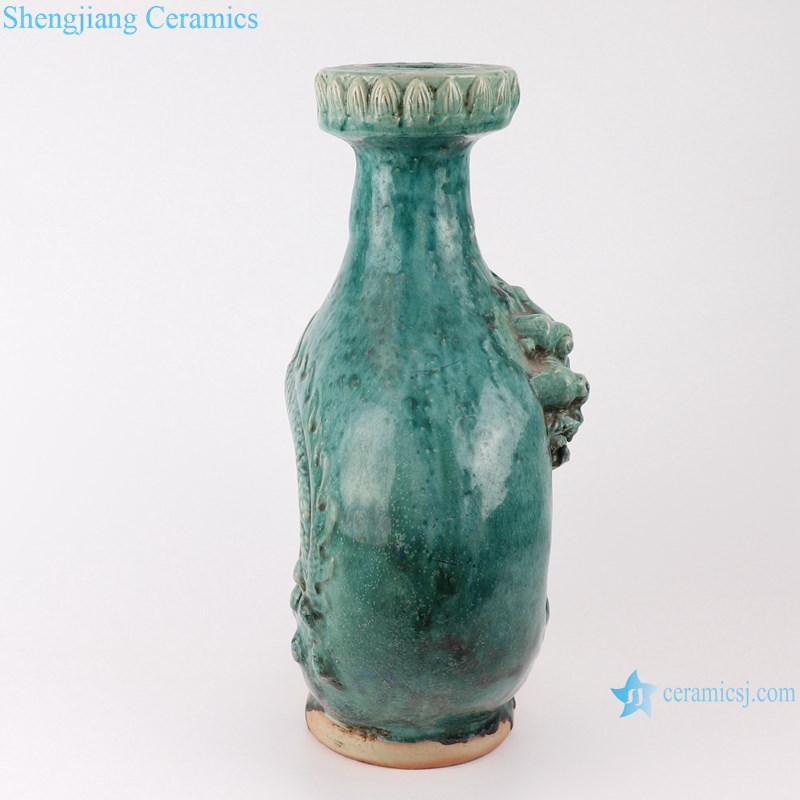 RZSP06 jingdezhen hand made green glazed african luxury home decor ceramic vases