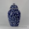 RYLU22_Blue & White Bamboo Bird Ceramic Ginger Jar