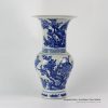RYLU25_Flower Bird Blue and White Vases