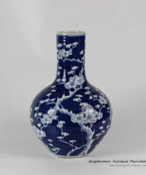 RYLU30_Hand painted White Blue Plum blossom Porcelain Vases