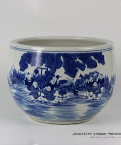 RYLU32_Hand painted Children Ceramic Fish bowls