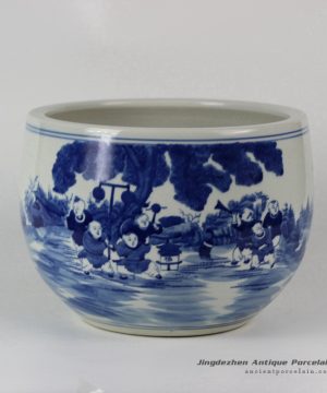 RYLU32_Hand painted Children Ceramic Fish bowls