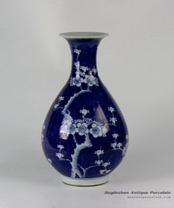 RYLU34_Hand painted Plum blossom Ceramic Flower Vase