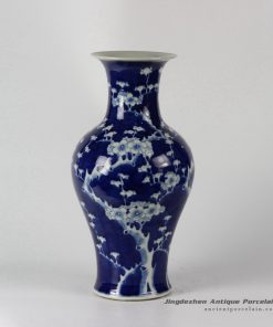RYLU36_Hand painted Plum blossom Blue and White Ceramic Vases