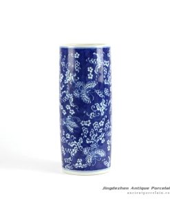 RYLU70-A_Blue and white hand painted ceramic home decoration vases