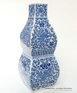 RYQQ13_16inch Hand painted Blue White Ceramic Vase