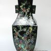 RYQQ17_17inch Hand painted Qing dynasty reproduction Plain tricolour Ceramic Vase