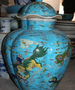 RYQQ29_27.5inch Qing dynasty reproduction Ceramic Jar