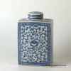 RYQQ52_Ceramic blue white jars floral design