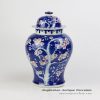 RYWG14_Hand paint blue white hand paint red flower pattern factory direct outlet low price ceramic ginger jar