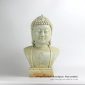 RZEI09_crackle glaze ceramic buddha half length portrait statue