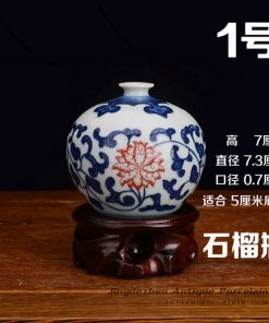 RZEV02-F_tiny fancy hand painted floral ceramic display vase