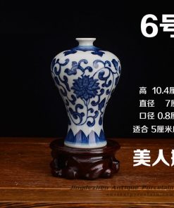 RZEV02-I_tiny fancy hand painted floral ceramic display vase