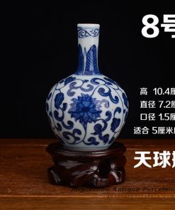 RZEV02-K_tiny fancy hand painted floral ceramic display vase