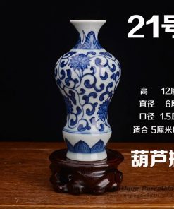 RZEV02-U_tiny fancy hand painted floral ceramic display vase