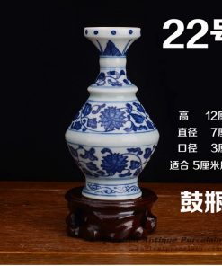 RZEV02-V_tiny fancy hand painted floral ceramic display vase