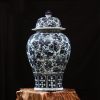 RZFQ11_Hand craft under glaze blue ceramic ginger jar