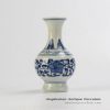 RZIQ06_Blue and white small ceramic hand paint vase