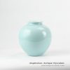 RZJR10_Celadon glaze pomegranate shape round porcelain pot