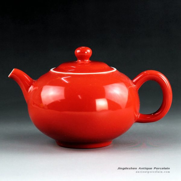 14CS43_Solid color ceramic tea pots blue, green, red etc. 14CS43_Solid color ceramic tea pots blue, green, red etc.