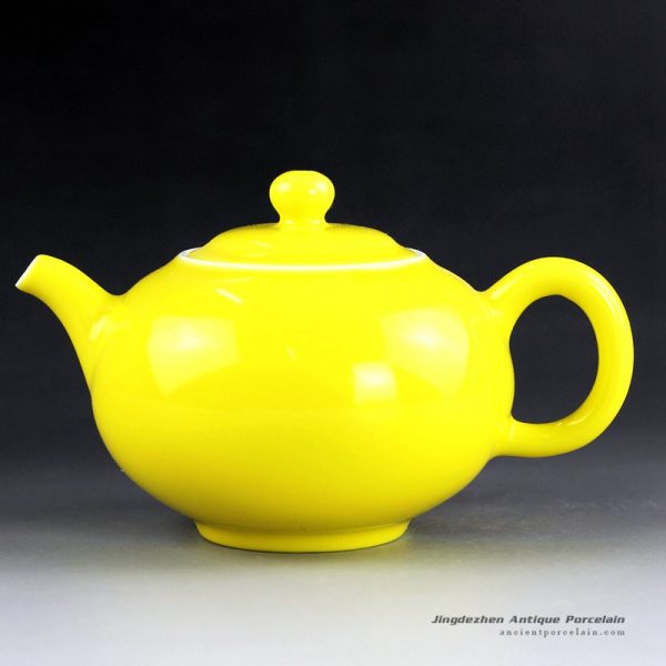 14CS43_Solid color ceramic tea pots blue, green, red etc. 14CS43_Solid color ceramic tea pots blue, green, red etc.