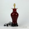 DS67-RZCN_Oxblood glaze best selling ceramic contemporary desk lamp for online sale