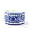 RYCI36_Hand paint blue and white floral mark round ceramic pot