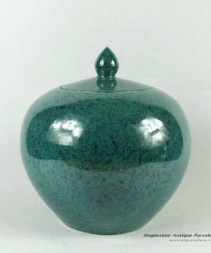 RYDB41_10.5inch Ceramic Plain Color Melon Pots