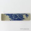 RYEJ18-C_New design blue and white peony bird mark bar shape pottery burner