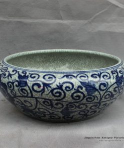 RYHD28_ Chinese blue white fish bowl