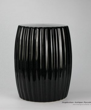 RYIR114-A_ Solid color multi-prismatic ceramic vanity stool