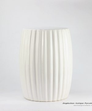 RYIR114-B_Solid color multi-prismatic ceramic vanity stool