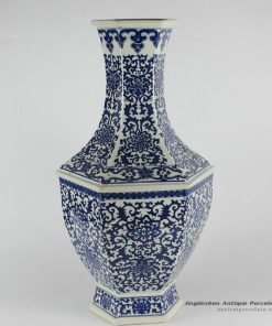 RYJF13_H20.5″ Chinese Blue White Vases