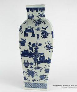 RYJF14_h21″ Chinese Blue White Vases
