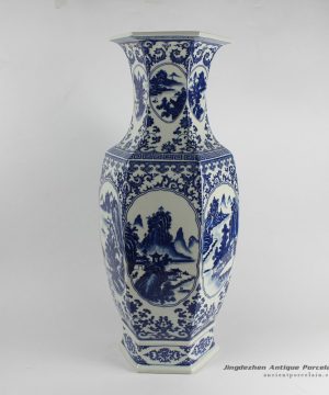 RYJF20_tradition landscape pattern ceramic vase