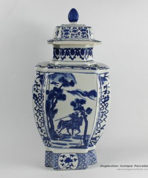 RYJF31_Chinese Blue White Asian Vases