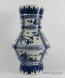 RYJF33_ Chinese Blue White Asian Vases