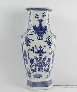 RYJF35_ Chinese Blue White Asian Vases
