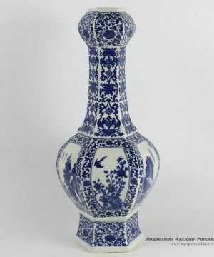 RYJF41_Blue White chinese export porcelain Vase