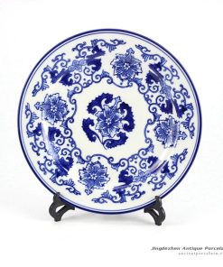 RYPU33-A_Hot sale Jingdezhen Blue and white ceramic plate