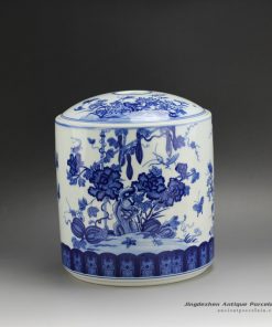 RYSN17_Blue and White Melon Tea Jar