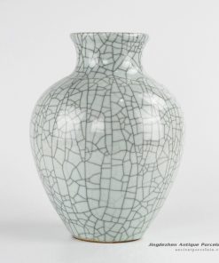 RYXC34_Factory direct outlet crackle glaze indoor porcelain flower vase