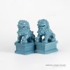 RYXP21-K_Plain color porcelain lion figurine