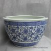 RYYY27_D21.5″ Classic Jingdezhen blue and white floral Ceramic Planter