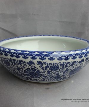 RYYY32_Chinese blue white fish bowls