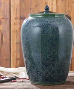 RZAP03-A_Moistureproof ceramic rice storage barrel with lid