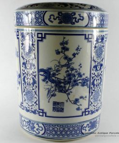 RZBR01_Blue and white Ceramic Pot Jar
